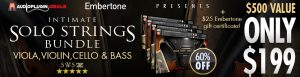 embertone intimate solo strings deal banner