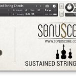 sonuscore sustained string chords interface