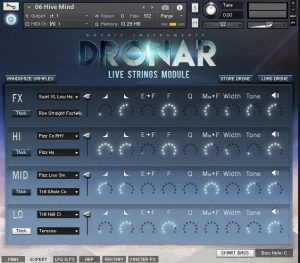 expert view of gothic instruments dronar live strings