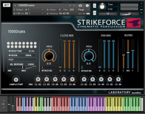 laboratory audio strikeforce interface