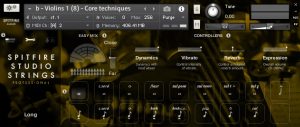 spitfire studio strings professional easy mix