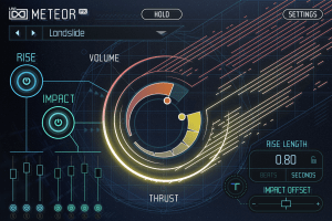 uvi meteor rise hit engine gui
