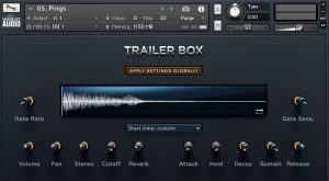 wavelet audio trailer box interface