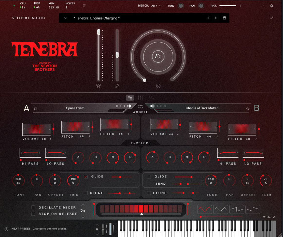 Tenebra - Main GUI