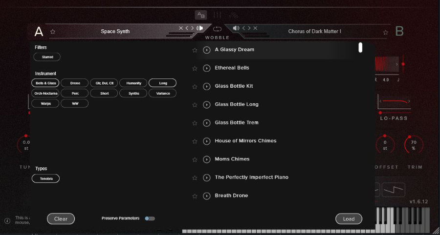 Tenebra Sound Source Browser