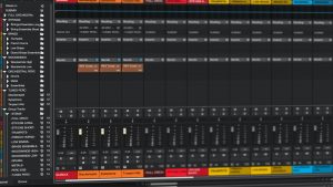 Abbey Road One Cubase Template Mixer view